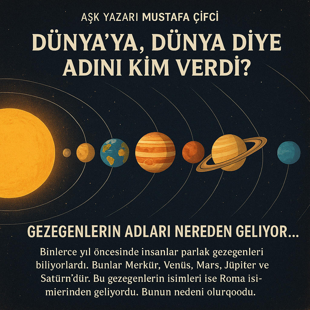 DÜNYA’YA, DÜNYA DİYE ADINI KİM VERDİ?