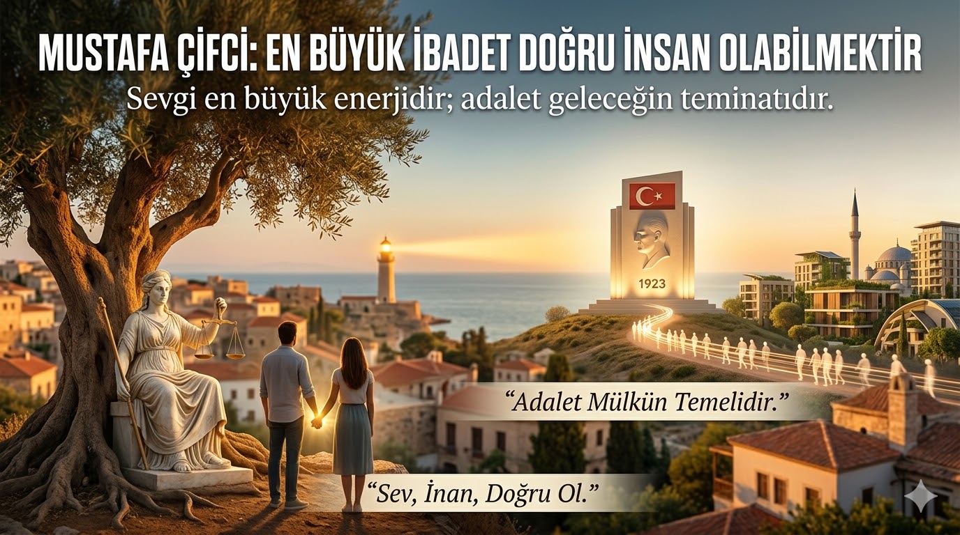 "En Büyük İbadet Doğru İnsan Olabilmektir"