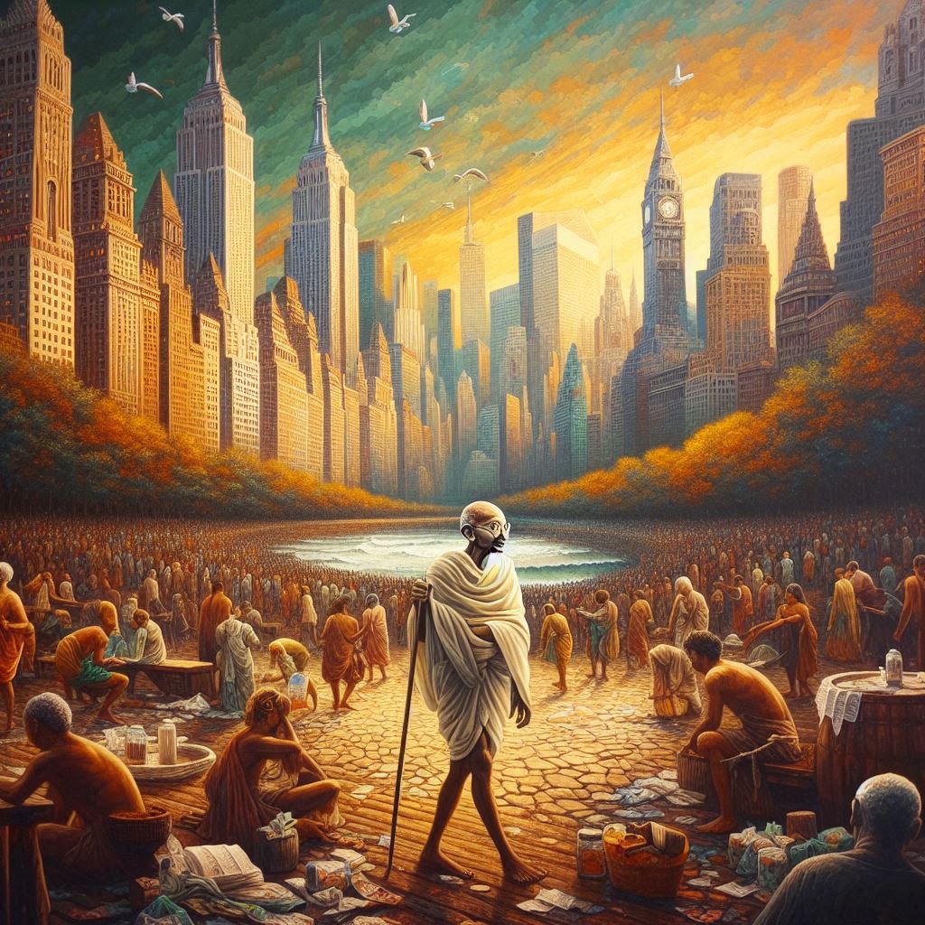 GANDHI’NIN DOKTRINLERI VE ŞIDDETSIZLIK VE TOPLUMSAL ADALET ÜZERINE