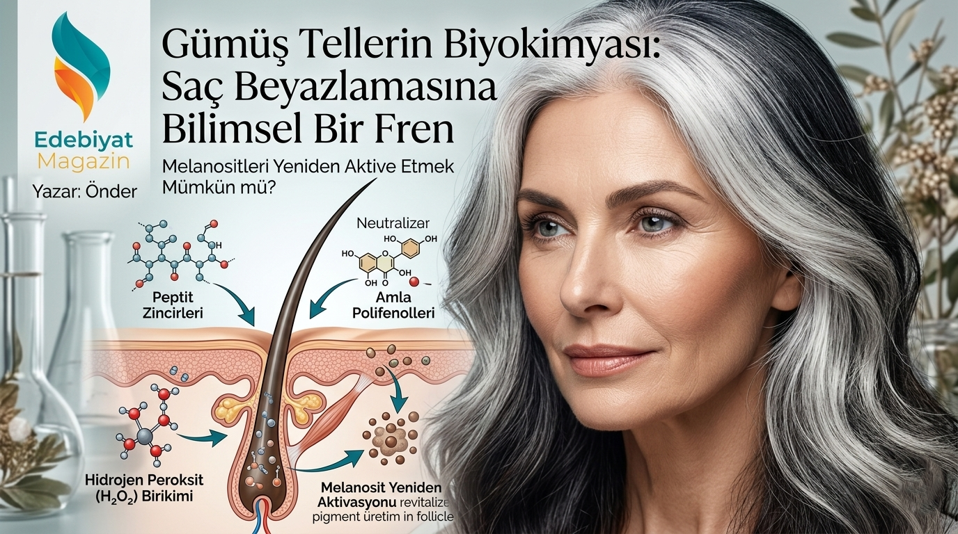 Gümüş Tellerin Biyokimyası: Saç Beyazlamasına Bilimsel Bir Fren