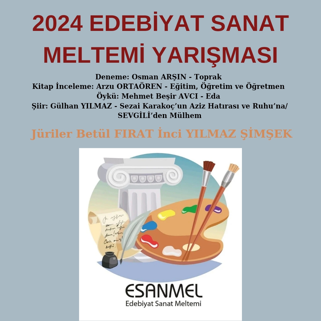 2024 ESANMEL Edebiyat Yarışması Kazananları Açıklandı