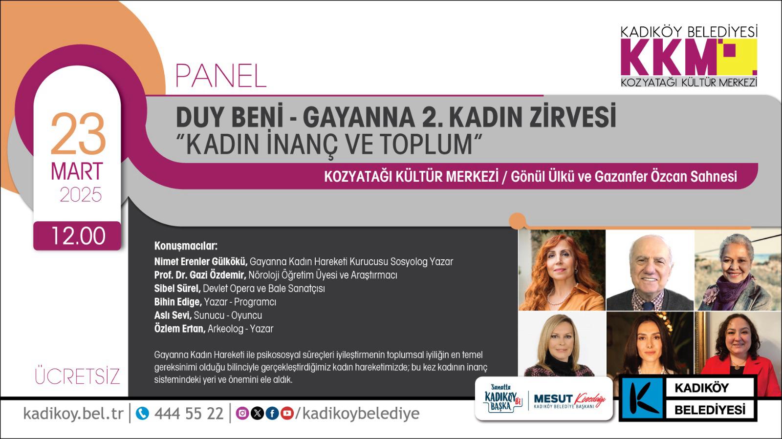 Kadın İnancı ve Toplum Paneli: Gayanna Kadın Hareketi’nden Güçlü Bir Buluşma