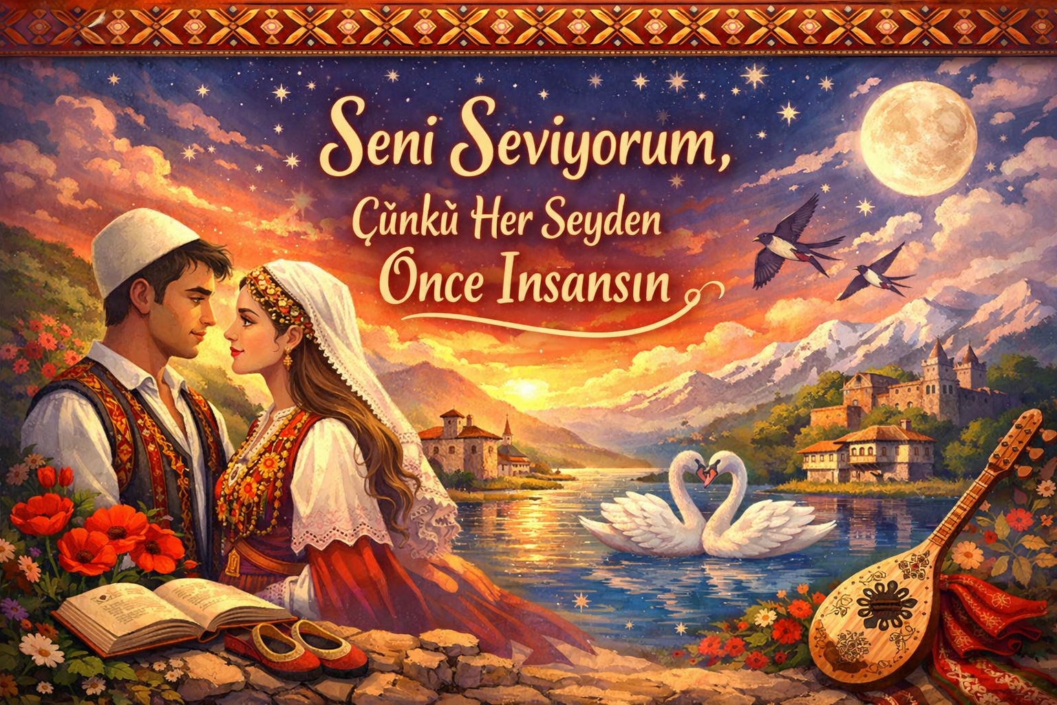 SENİ SEVİYORUM, ÇÜNKÜ HER ŞEYDEN ÖNCE İNSANSIN