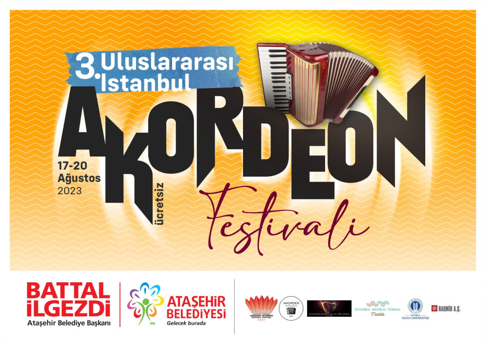 3. ULUSLARARASI İSTANBUL AKORDEON FESTİVALİ BAŞLIYOR
