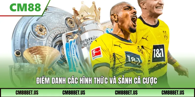 Điểm danh các hình thức và sảnh cá cược